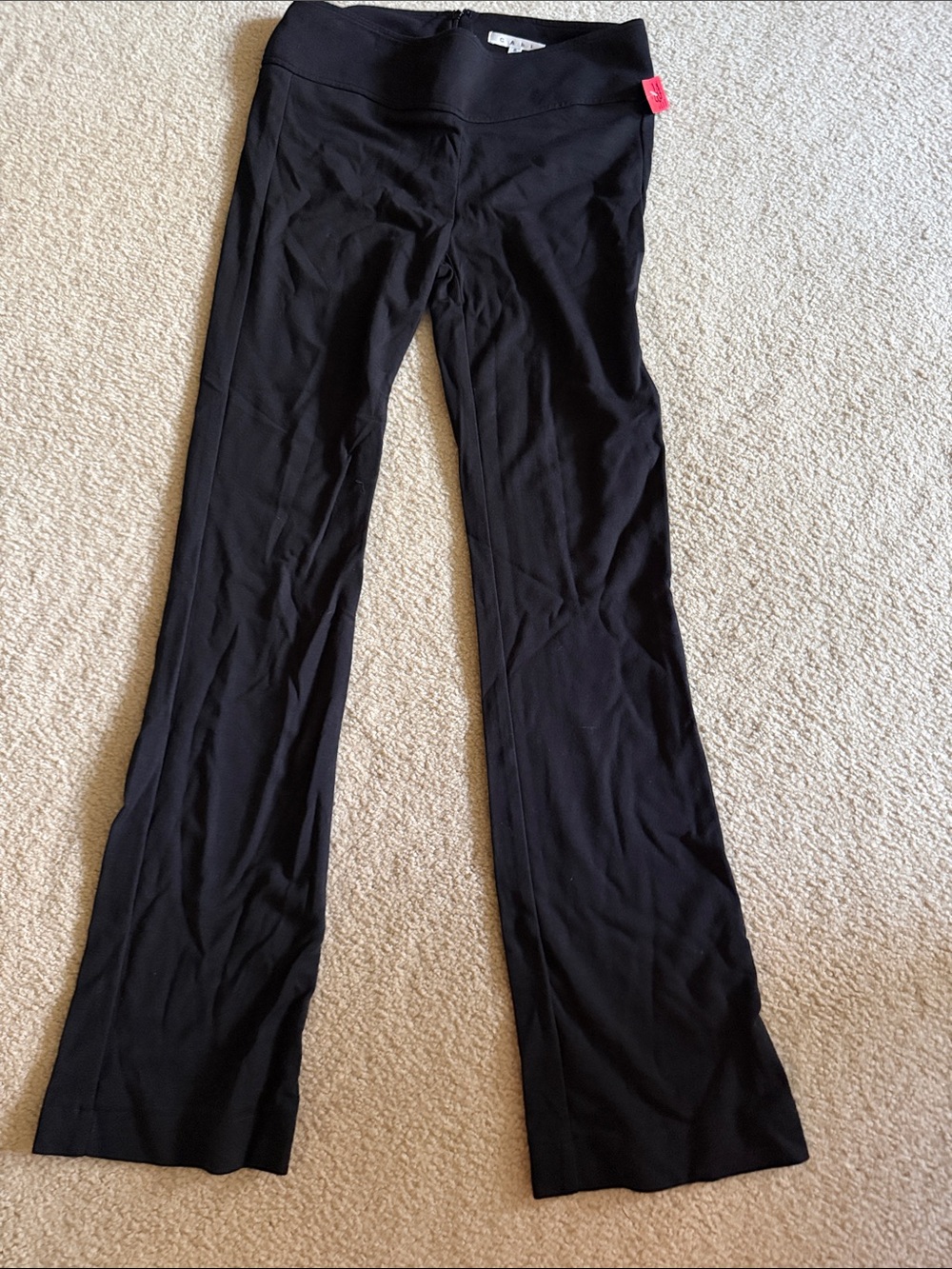 CAbi Black Bootcut Yoga Pants with Wide Waistband 6